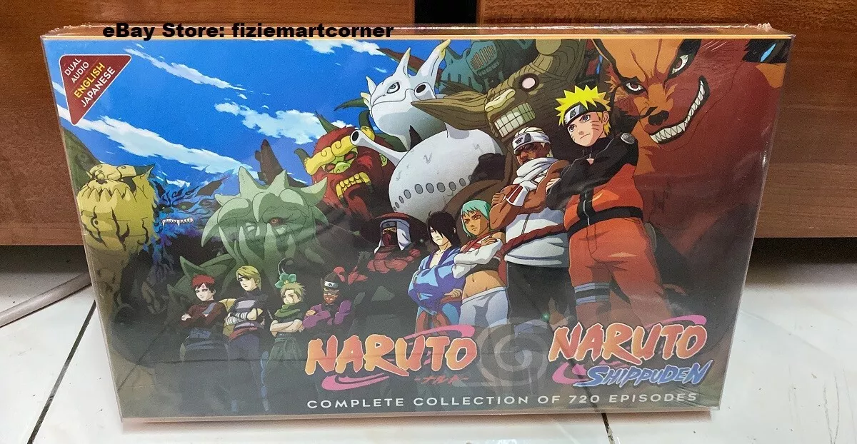 Naruto & Naruto Shippuden Complete Series Ep 1-720End DVD Anime  Complete ENGLISH