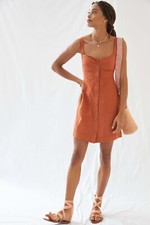 New Anthropologie Maeve Twist-Front Mini Dress Size Large MSRP: $148