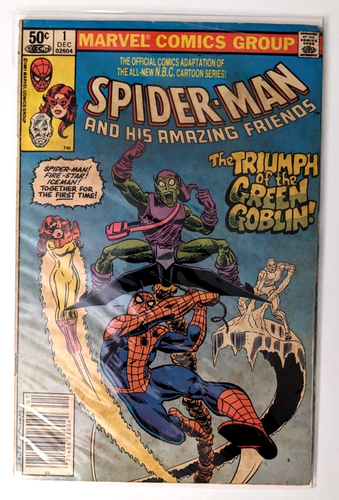 Spiderman and His Amazing Friends: Green Goblin! #1 Dec 1981 Marvel Comics - Picture 3 of 3