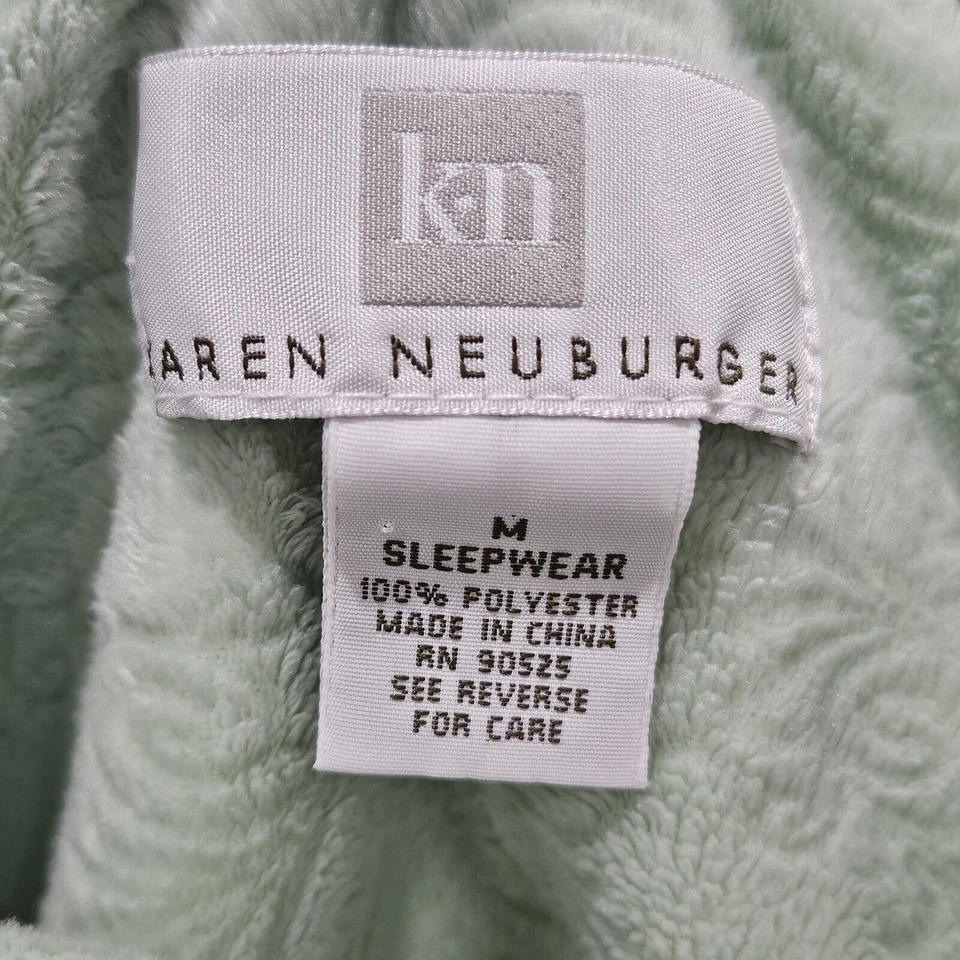 Abrigo camisón Karen Neuburger para mujer casa grande de piel sintética cremallera completa Cottagecore Foto 3 de 4