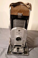 VINTAGE Leather Polaroid Land Camera Model 95 Folding Camera For Parts