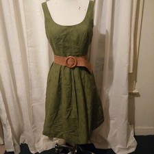 Nine West Green 50s style dress size 8