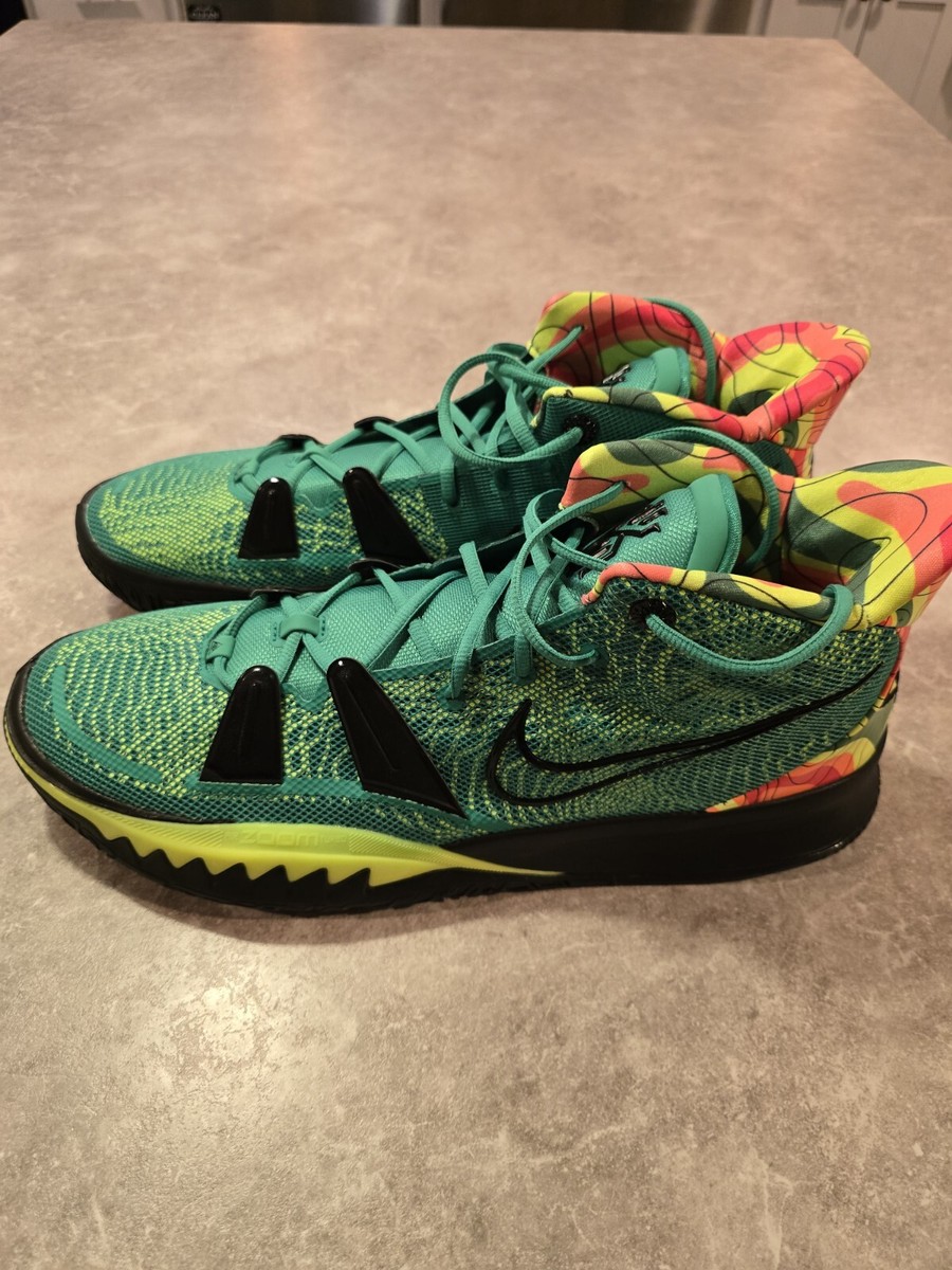 【Kyrie 7】 \"ky-D Weatherman\" Nike Kyrie 7 Ky-D Weatherman Green Men's Basketball Shoes