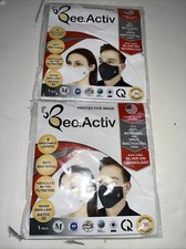 Bee.Activ Face Mask 4 Layer Reusable You Are Buying 2 Masks Free Shipping