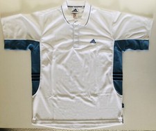 New Men's Adidas 3 Stripes ClimaLite Polo Shirt Size Small - FREE SHIPPING 