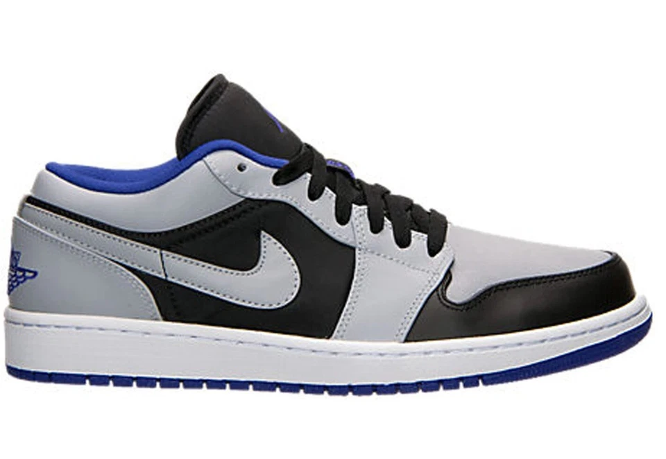 Nike Air Jordan 1 Low Negro Concord Wolf Gris Púrpura Zapatos Para Hombres 13 47 553558-014 Foto 3 de 4
