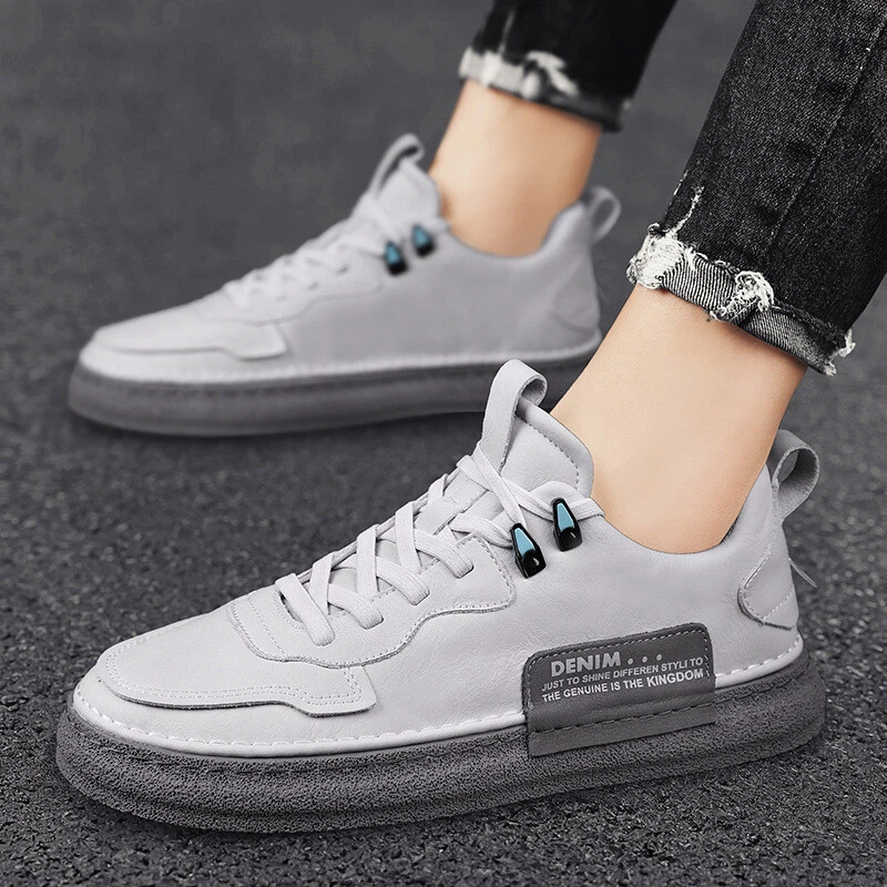 Men s New Fashion Outdoor Lace Up Flat Casual Comfort Sneakers Walking Shoes