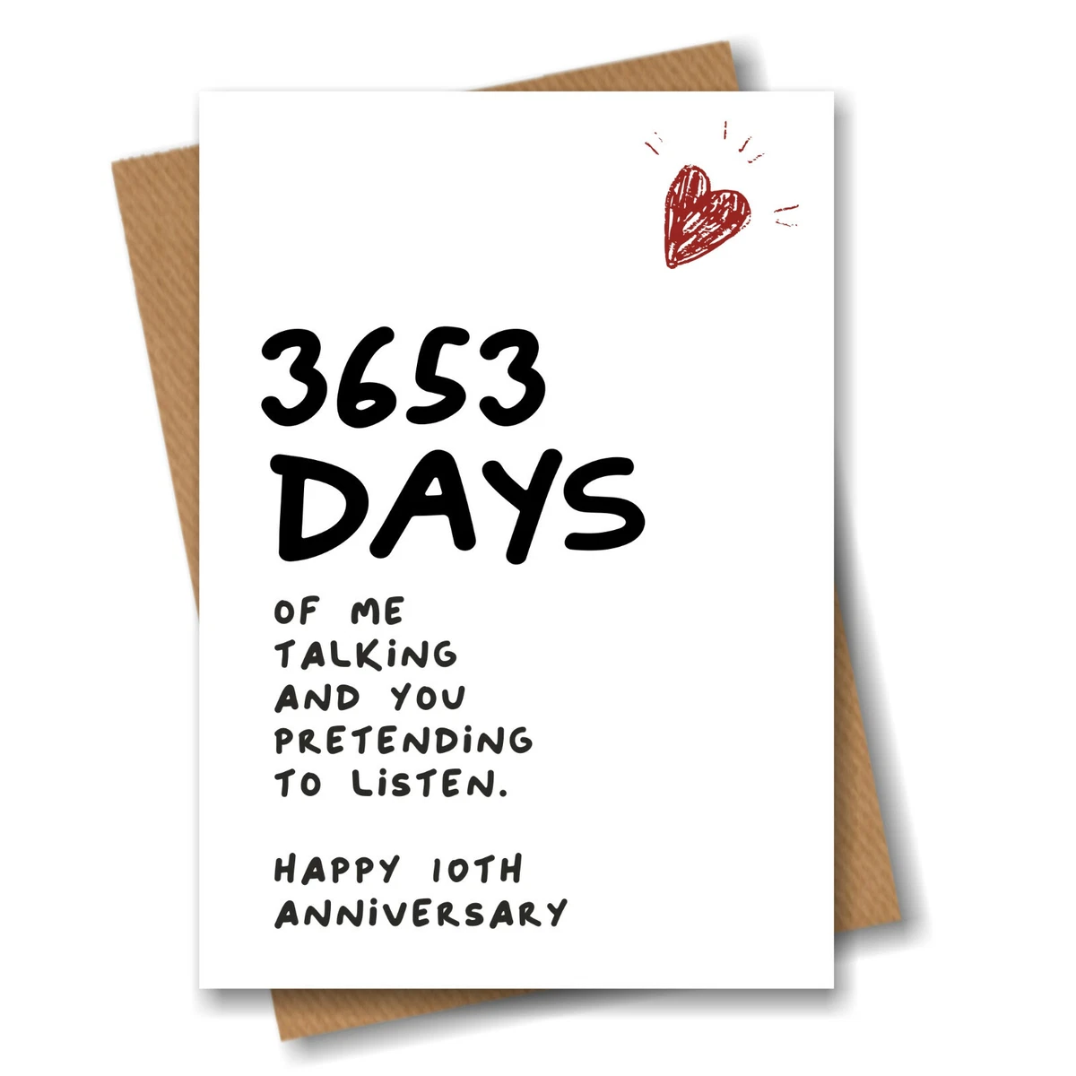 10 year sales anniversary husband