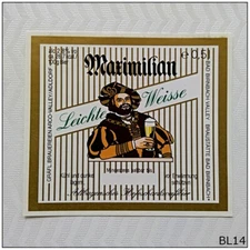 Maximilian Leichte Weisse Beer Label (BL14)