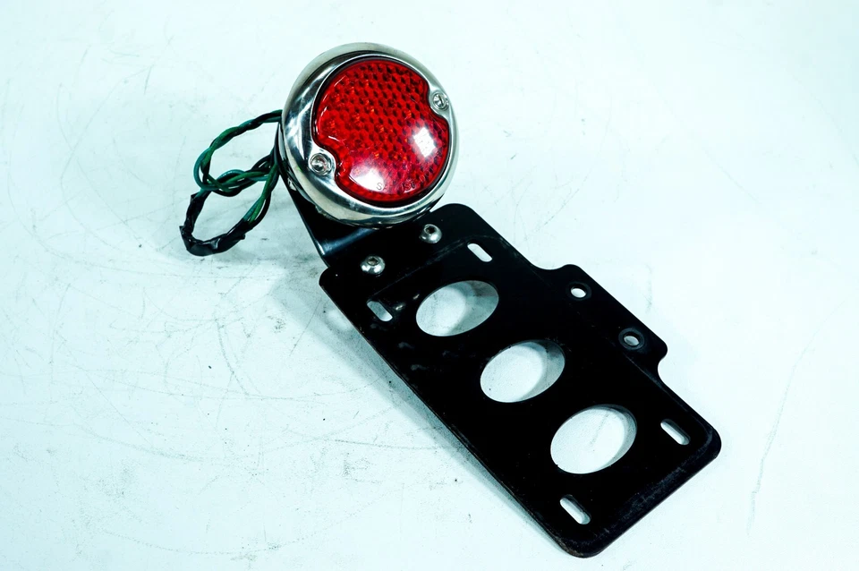 08 Harley Dyna Super Glide matrícula trasera luz trasera luz de freno 1314 Foto 4 de 4