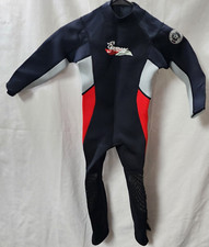 Seavenger Scout 3mm Child Wetsuit, Red, Size 4 DEFECTIVE 