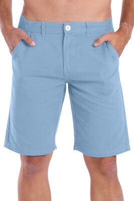 Herren Chino Shorts Baumwolle Sommer Strand Hose Regular Fit Freizeit Halb Hose