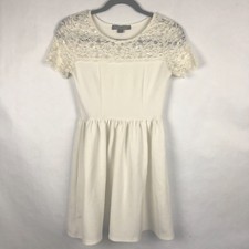 Womens Dress Size S/P Short Sleeve Lace Finn & Clover (BL)