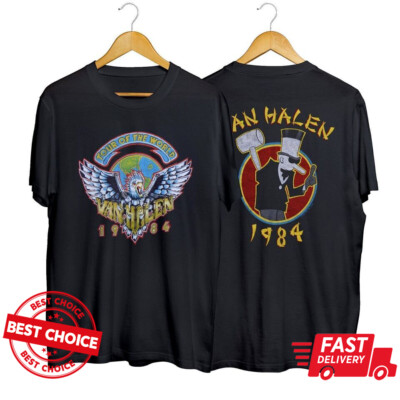 Van Halen tour of the world 1984 Men t shirt S-3XL Q7812 | eBay