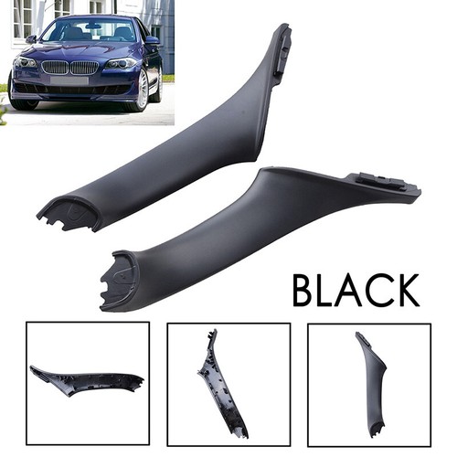 Black Right+Left Interior Inner Door Trim Pull Handle for BMW F10 F11 2010-2016 - Picture 2 of 8