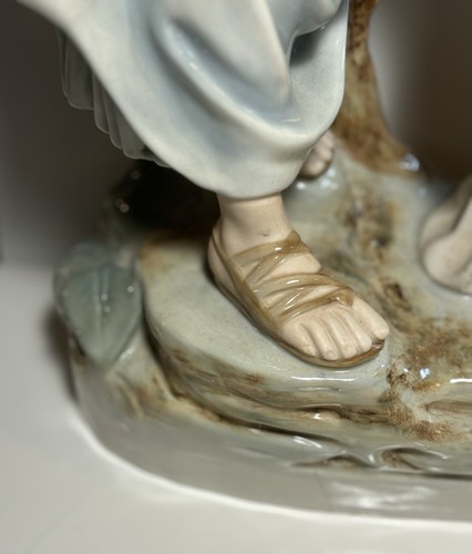 Antique Royal Dux Bohemia Czechoslovakia Couple Smelling Rose ~21’’ Height Flaw* - Picture 23 of 23