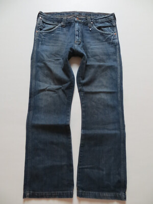 Wrangler DAYTON Bootcut Herren Jeans Hose W 33 /L 30 Vintage Washed Denim KULT !