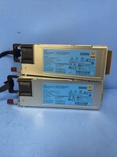 "LOT OF 2 "  HPE 723594-001 HSTNS-PC40 POWER SUPPLY