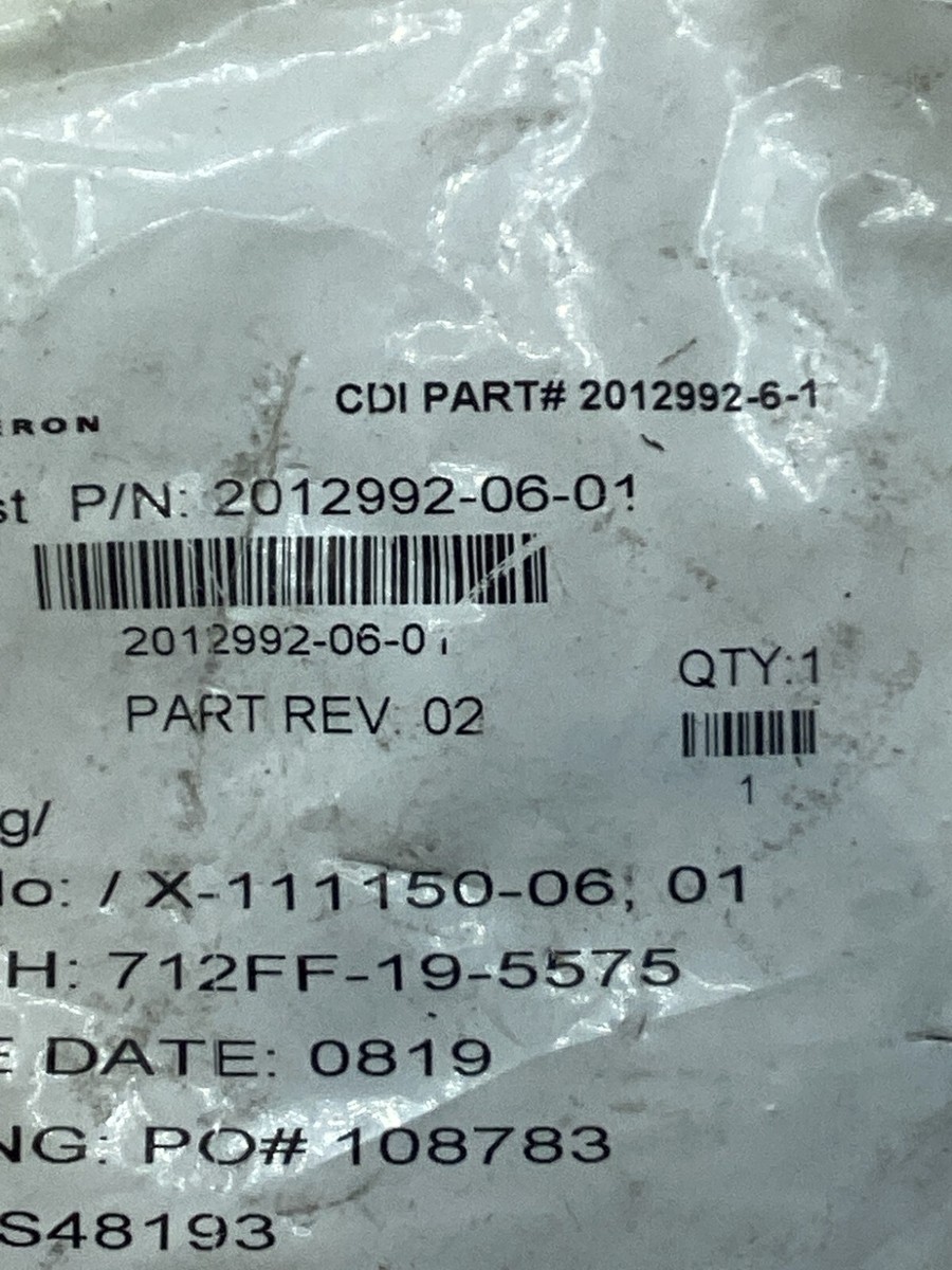 QTY 1) Cameron CDI Energy Product Grooved Seal ring 2012992 QTY 1) Cameron CDI Energy Product Grooved Seal ring 2012992