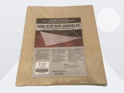 Simply The Best MSM Industries 5' x 8'' Non Slip Rug Underlay Made In USA