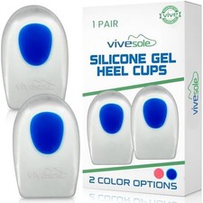 Silicone Gel Heel Cups Shoe Inserts