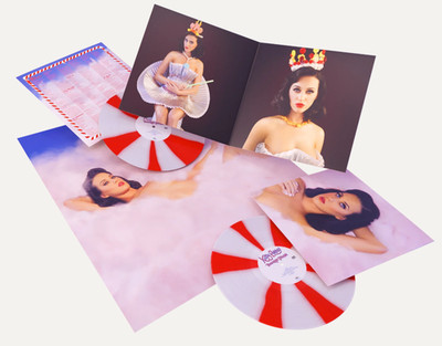 [DAMAGED*] KATY PERRY Teenage Dream LIMITED Peppermint Vinyl 2LP +7 Bonus Tracks