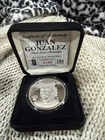 JUAN GONZALEZ HIGHLAND MINT .999 SILVER COIN ROUND TEXAS RANGERS