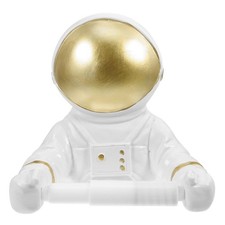 Unique Astronaut Roll Holder Resin Holder Bathroom Astronaut Wall-Mounted Tis...