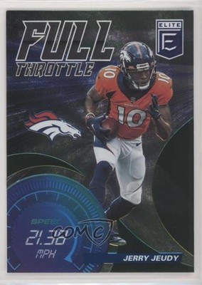 2021 Panini Donruss Elite Full Throttle Green Jerry Jeudy #FT6 uk2