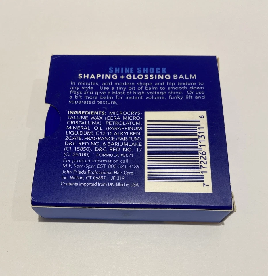 JOHN FRIEDA Ready To Wear SHINESHOCK SHAPING + GLOSSING BALM New RARE - Image 2 of 2