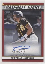 2020 Topps Update Baseball Stars Auto Red 6/25 Tommy Pham #BSA-TP Auto 1c7