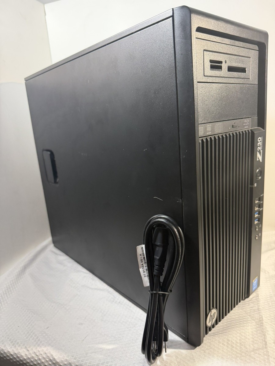 HP Z230 Tower Workstation i7-4790 32GB DDR3 500GB SSD + 1TB HHD