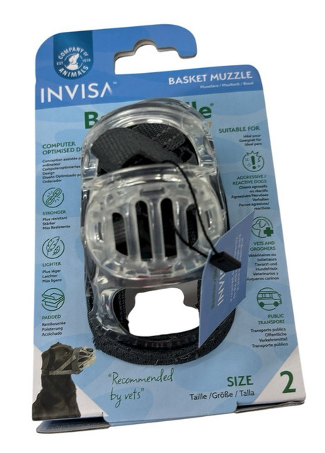 Baskerville INVISA Dog Basket Muzzle