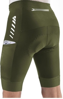 Wulibike Herren Reflektierendes Radtrikot, Atmungsaktiv Schnelltrocknend Cyclin Tasche L