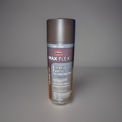 GLIDDEN MAX FLEX 12 oz. Satin Dark Brown Exterior Fabric Spray Paint In Can
