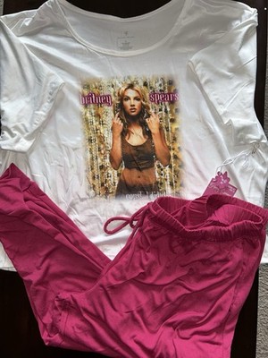 NWT Britney Spears Pajama Set Lounge Women s XLarge Oops I Did It Again