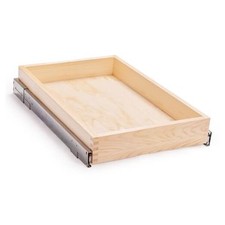 16  W x 21  D x 3   H Soft Close Slide Out Wood Drawer Organizer for Kitchen,