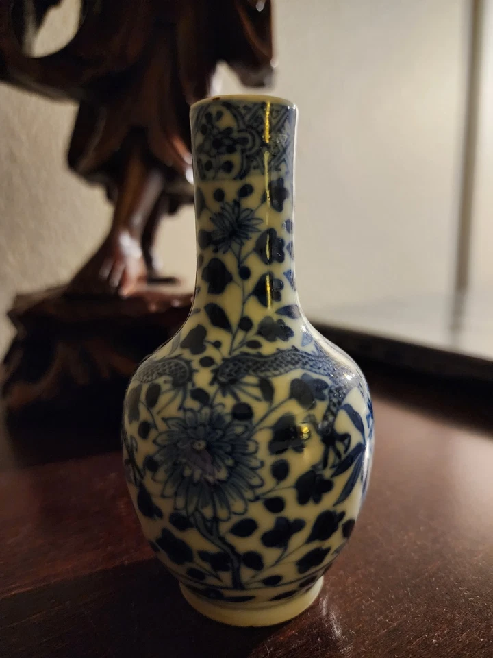 Minituro muy fino buque dragón siglo XIX Foto 3 de 4