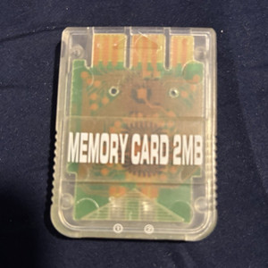 Clear Transparent 8MB Memory Card for Nintendo 64 Console, Proprietary, EMB