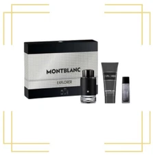 EXPLORER by Mont Blanc | Men's 3 Pcs Gift Set: 3.3+0.25 Oz EDP+3.3 Oz Shower Gel