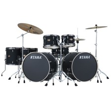 Tama IP72ZH8WBNBOB Imperialstar Double Bass Drum Set Blacked Out Black -