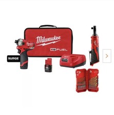 M12 FUEL 12V Cordless  Drill/Impact Kit + 3/8...