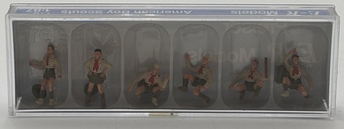 Figuras Preiser 1010137 HO American Boy Scouts (Juego de 6) | Condition: New