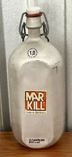Vintage MARKILL 1L Aluminum Water Bottle German Army Military Camping Canteen