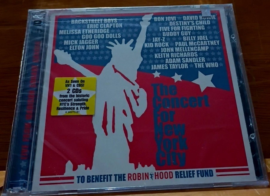 The Concert for New York City by Various Artists (CD, Nov-2001, 2 