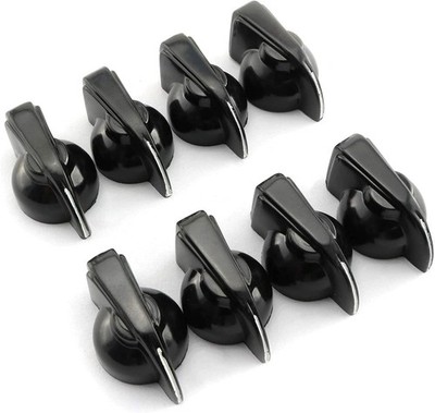 BLLNDX Chicken Head Knob 8PCS Black Vintage Guitar Amplifier Potentiometer...