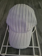 Vintage 1999 Nike AIR JORDAN Jumpman White Knit Woven Flex Fit Hat Cap L/XL