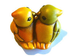 THUN UCCELLINI FUORI PRODUZIONE ( 2014/2015) H-5 cm circa/L-6cm CERAMICA