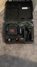 Erbauer Compact Laser Level Cross Line 25m Self-Levelling Green with Carry Case