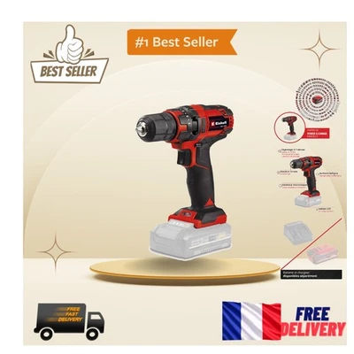 Einhell Perceuse Visseuse Sans Fil Power X-Change - 35 Nm, Éclairage LED Inclus - Photo 1/4